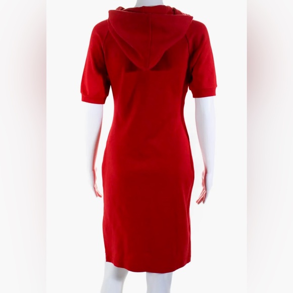 Moschino Authentic Hooded Midi Dress….Color: Red….Sz: 44/8 - Picture 7 of 7